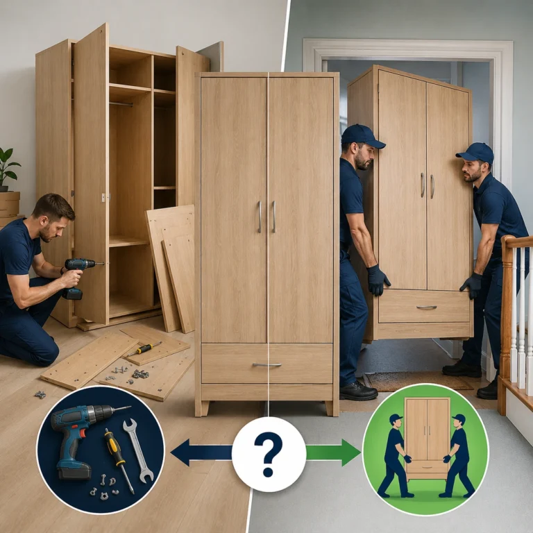 How to Move a Wardrobe Safely: Dismantle or Carry Whole?